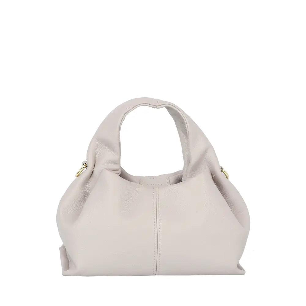 Baggy Faux Leather Satchel Hand Bag