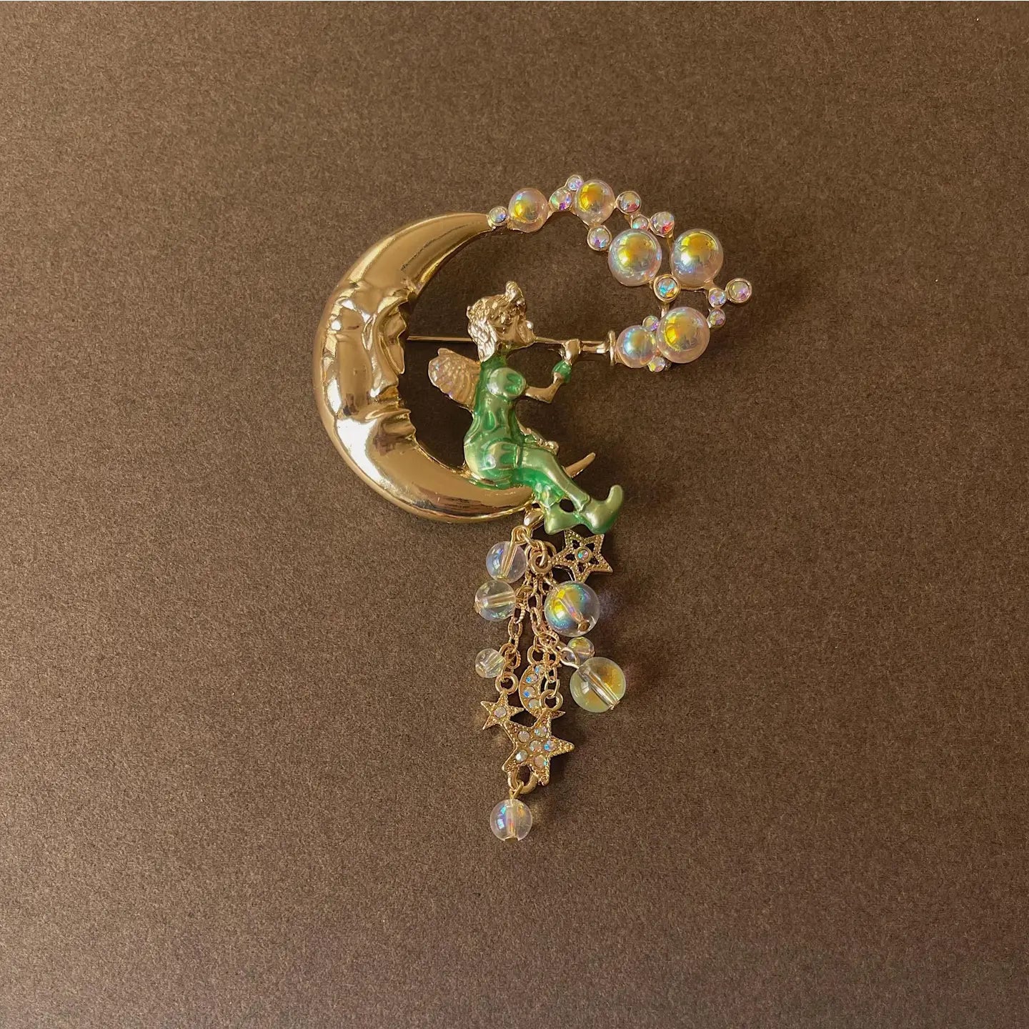 Vintage Baroque Fairy Brooch