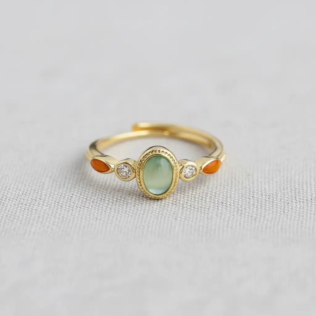 French Vintage Zircon Ring Collection