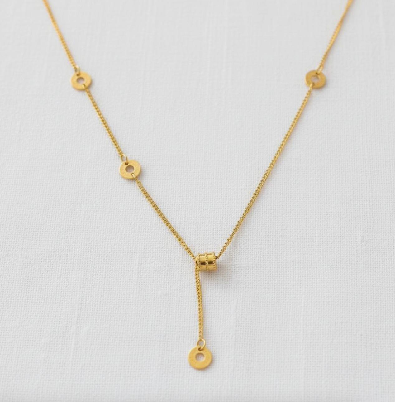 Gold Tassel Necklace