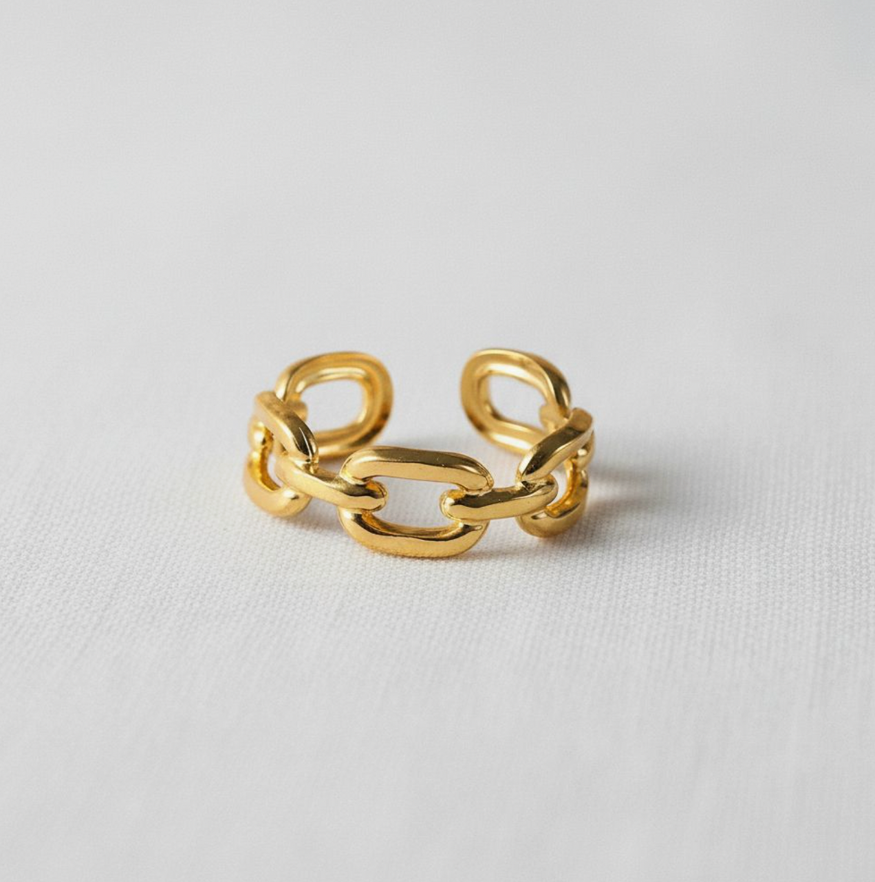 Modern Open-Design Ring with Chic Appeal