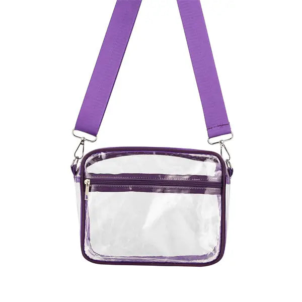 Purple Clear Bag