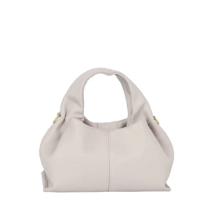 Baggy Faux Leather Satchel Hand Bag