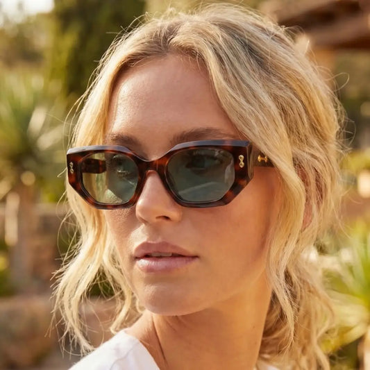Slim Angular Cat Eye Sunglasses