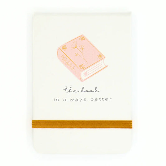 Leatherette Pocket Journal the Book Is Always Better