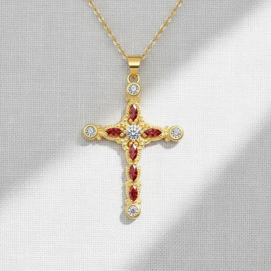 Mini Cross Pendant Necklace