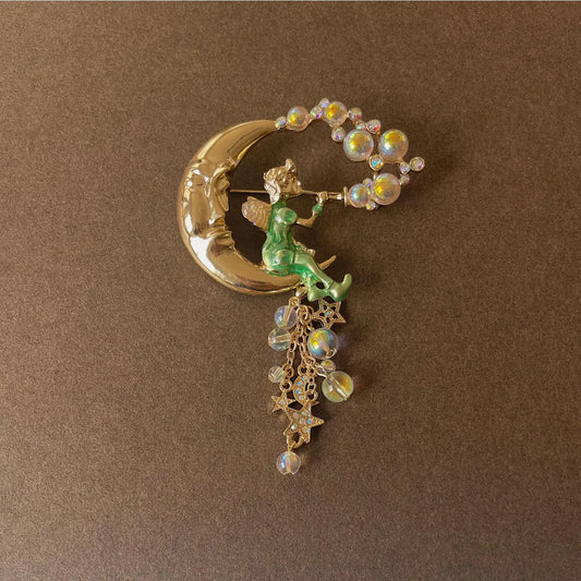 Vintage Baroque Fairy Brooch