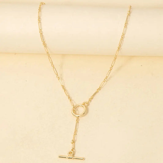 Dainty Toggle Chain Necklace