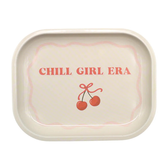 Metal Rolling Tray Chill Girl Era
