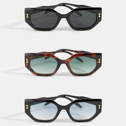 Slim Angular Cat Eye Sunglasses