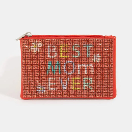 Best Mom Every Pave Coin Purse